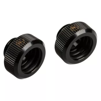 Adapteris G1/4 colio išorinis sriegis į 14 mm kietą vamzdelį BitsPower Touchaqua TA-FH14-GB, 2 vnt., juodas