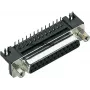 Harting D-SUB kištukinis lizdas 90° poliai: 25 litavimui 09 68 363 5812 1 vnt.