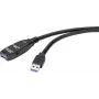Renkforce RF-4598346 USB laidas 10 m USB 3.2 Gen 1 (3.1 Gen 1) USB A juodas (RF-4598346)