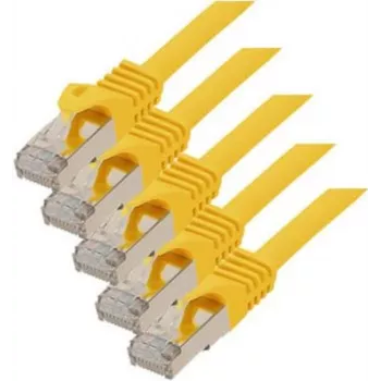 ShiverPeaks 75511-Y-SET5 Cat7 S/FTP tinklo kabelis 1 m geltonas