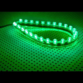 Lamptron FlexLight Standard - 24 LED - nuodingai žalia