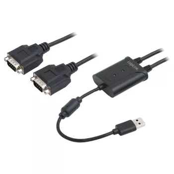 USB 2.0 į 2x RS-232 serijinis adapteris