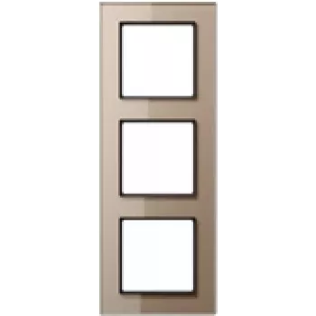 Jung AC 583 GL CH Šampaninis stiklinis dekoratyvinis dangtelis, stiklas, 84×226 mm
