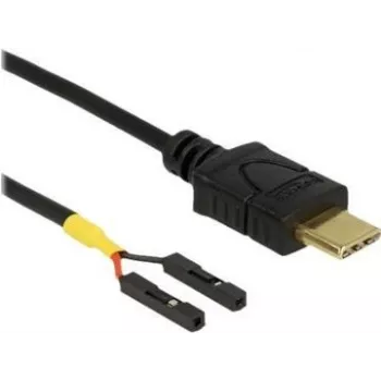 USB kabelis DeLOCK 85394 0,1 m USB-C juodas
