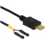 USB kabelis DeLOCK 85394 0,1 m USB-C juodas