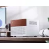 Micro bokštinis kompiuterio korpusas Jonsbo N4 BALTA Mini-ITX su grūdintu stiklu