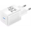 Vention FEPW0-EU 20W USB-C sieninis kroviklis išmaniesiems telefonams, planšetėms, išmaniesiems laikrodžiams, ausinėms, baltas