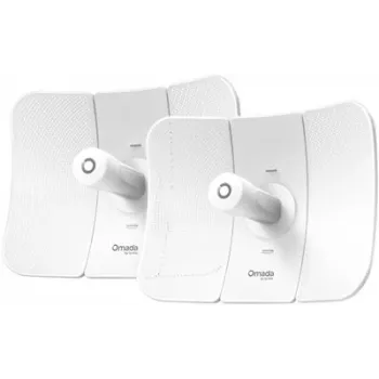 Tiltinis tinklo tiltas TP-LINK Beam Bridge 5 UR KIT, 5 GHz vienos juostos, Wi‑Fi 5 (802.11ac), Gigabit Ethernet, išorinė antena, maks. atstumas 15000 m, baltas