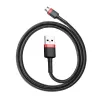 Laidas Micro USB Baseus Cafule 1.5A 2m (raudonas ir juodas)