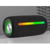 Nešiojamas stereo garsiakalbis TRACER Stripe Black – 10 W RMS, Bluetooth / laidinis, USB-A ir USB-C, MicroSD, įmontuota baterija (iki 5 h)