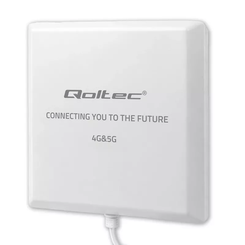 Išorinė 4G/5G LTE antena QOLTEC 9 dBi su SMA jungtimi ir 3 m kabeliu