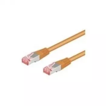 Wentronic Goobay CAT 6 jungiamasis kabelis, S/FTP (PiMF), oranžinis, 3 m - LSZH halogenų neturintis, varinis (93473)
