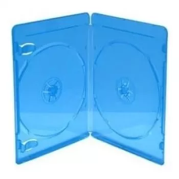 MediaRange BOX39-2-50 - jewel dėklas - 2 diskai - Mėlynas - Skaidrus - Plastikas - 120 mm - atsparus dulkėms - atsparus įbrėžimams - atsparus smūgiams (BOX39-2-50)