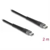 DeLOCK USB kabelis USB 2.0 2 m USB C juodas 81125