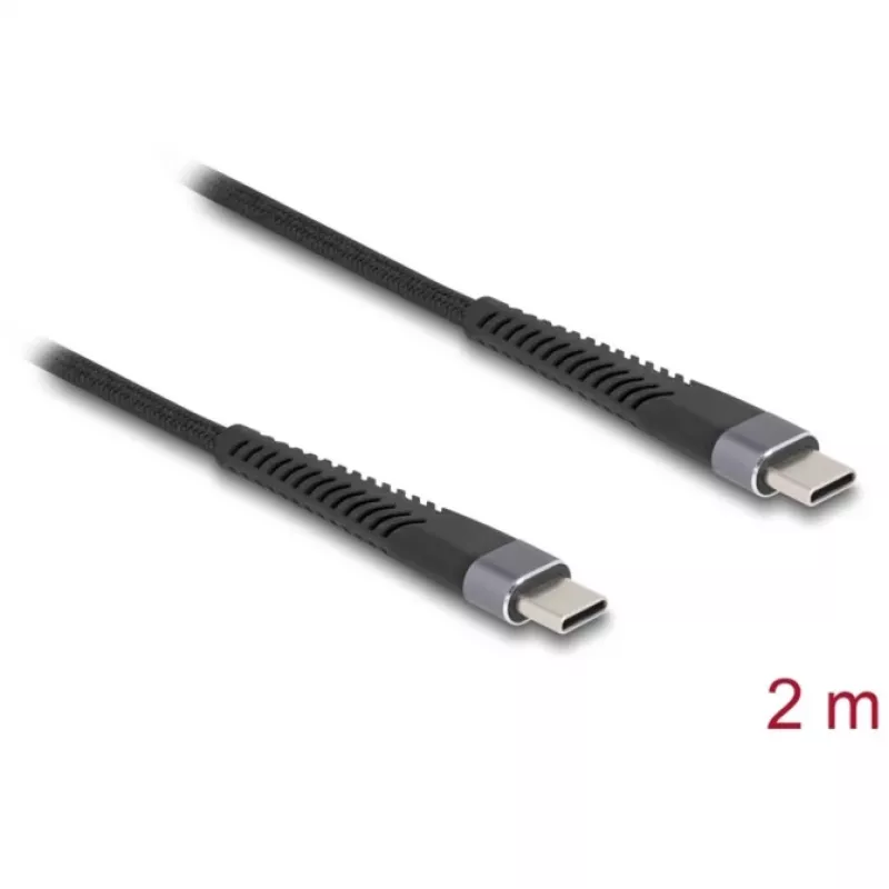 DeLOCK USB kabelis USB 2.0 2 m USB C juodas 81125