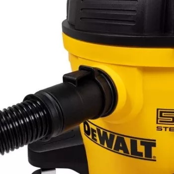 Šlapio ir sauso siurblys DeWalt AT-DXV23P-QT, 800 W, 23 l, 19 kPa, HEPA, 65 dB