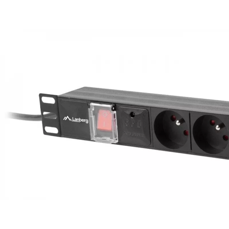 LANBERG PDU-07E-0200-BK 1U 16A 7x 230V 2m