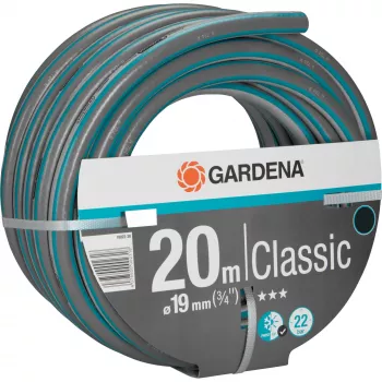Sodo žarna Gardena 18022-20 20 m PVC viršžeminė pilka oranžinė