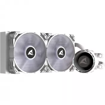 S80 RGB White AIO 240mm skysčio aušinimas baltas