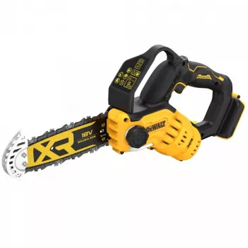 Krūmapjovė DeWALT DCMPS520N-XJ, 520 mm peilis, 8,5 m/s grandinės greitis, 18 V Li‑Jon, 0,55 l alyvos bakas, 2,1 kg