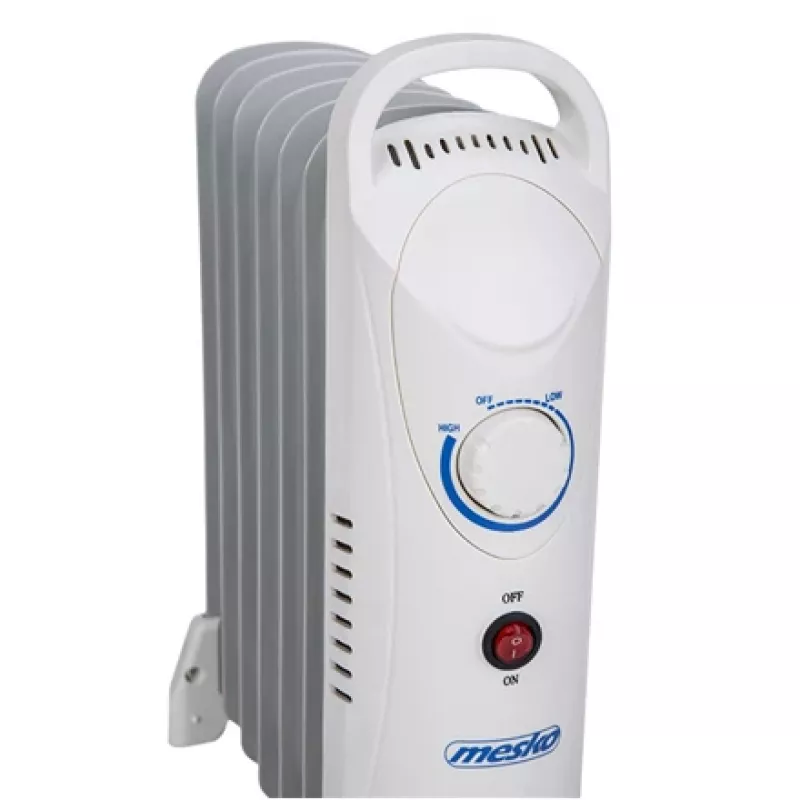 Elektrinis alyvinis šildytuvas Mesko MS7804, 700 W, baltas