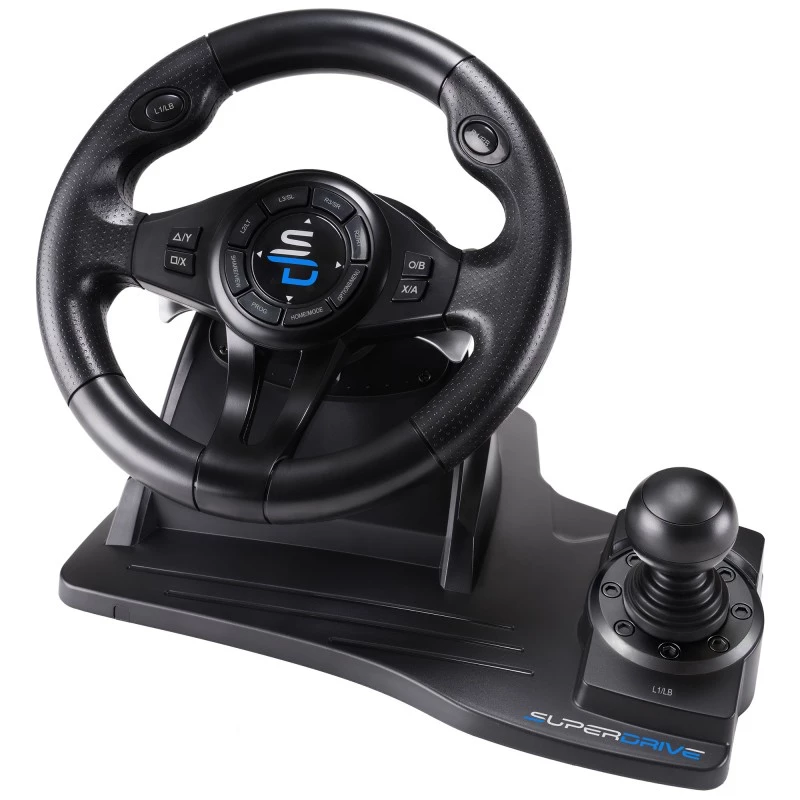 Subsonic SA5596-NG Gaming vairas su pedalais, juodas, USB, 270°