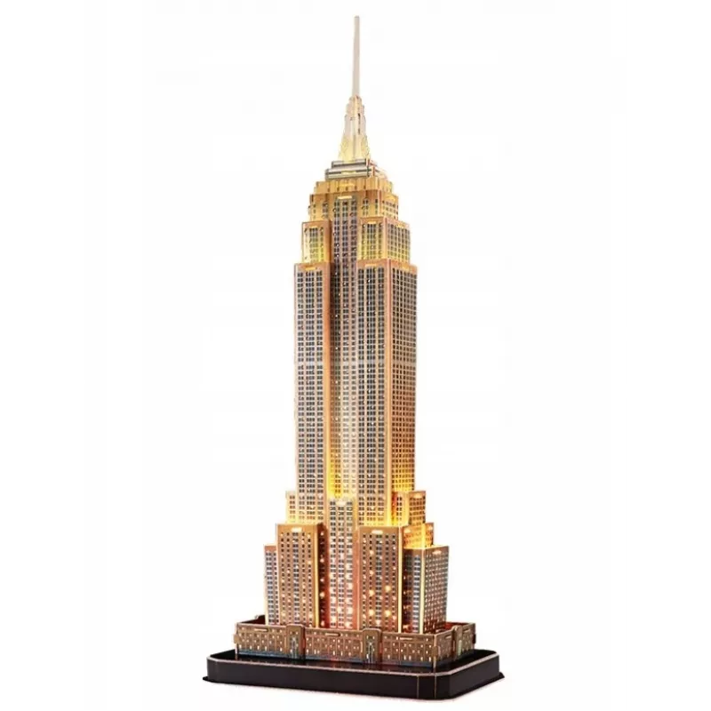 Empire State Building – šviečiantis 3D dėlionė, 37 detalės