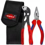 Mini replių rinkinys, diržo dėkle, raudonas/juodas, 2 vnt., KNIPEX