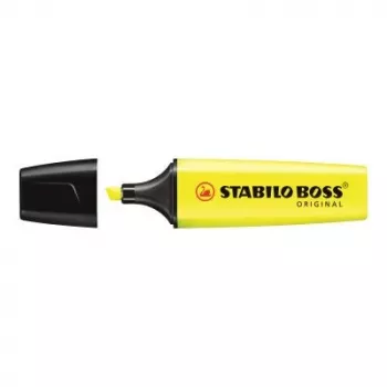 Marker STABILO BOSS ORIGINAL Chisel tip Geltona