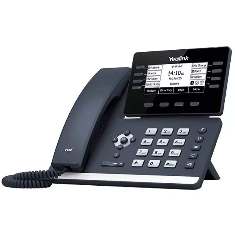 Yealink SIP-T53W IP telefonas pilkas 8 linijos LCD Wi-Fi