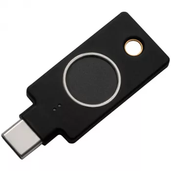 YubiKey C Bio FIDO Edition Yubico juodas belaidis autentifikacijos raktas