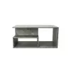 Staliukas kavos Top e Shop PRIMA BETON, laisvos formos viršus, taupe, 900×510×430 mm, 1 kojelė