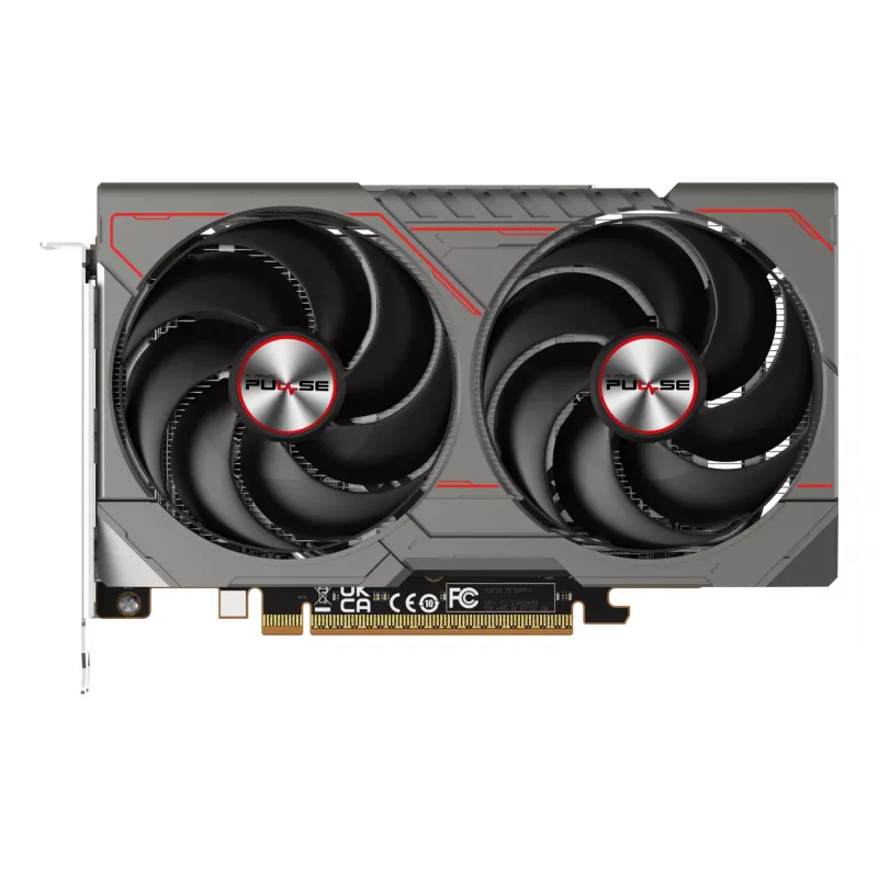 Vaizdo plokštė Sapphire Radeon RX 9060 XT — 8 GB GDDR6, 128 bitų, PCIe x16 5.0, Dual-fan aušinimas