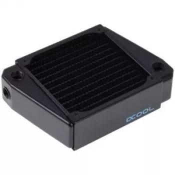 Alphacool NexXxos XT45 Radiatoriaus blokas Varis Plienas Juodas 1/4 colio 1,5 baro 12 cm (14232)