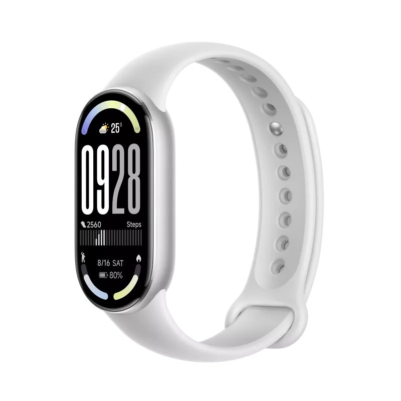 Išmanioji apyrankė Xiaomi Smart Band 10 sidabrinė AMOLED BT