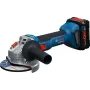 Kampinis šlifuoklis Bosch GWS 18V-8 2x5.0Ah L (06019N9003)