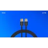 DisplayPort kabelis SAVIO CL-166 2 m Juodas — DisplayPort 1.4, kištukas-kištukas, paauksuoti kontaktai