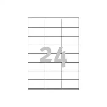 Avery Multipurpose Labels 24 lapų 70x36mm lazeriniams ir rašaliniams spausdintuvams