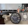 NeXtime 5187zw London sieninis laikrodis, Ø16 cm, juodas/baltas