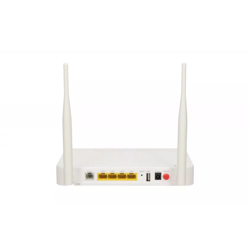 ONT ZTE ZXHN F670L, WiFi, 1x GPON, 4x RJ45 1000Mb/s, 1x RJ11, 1x USB