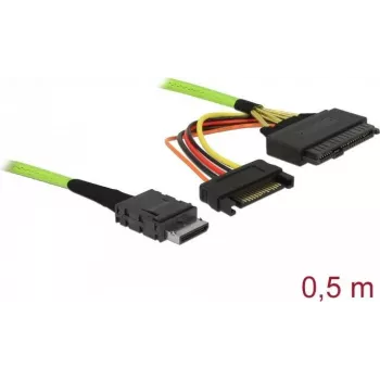 SAS kabelis DeLOCK 85802 0.5 m 32 Gbit/s