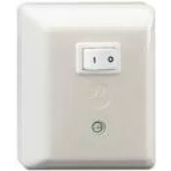 Rutenbeck SAR Ap – Relė su didele srove – 1 jungiklis – 8 A – AC 230 V – Perlų balta RAL 1013 (50010102)