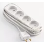 Microconnect GRUELU4H015 ilgintuvas 1,5 m 4 AC lizdai (-ų) Vidaus baltas