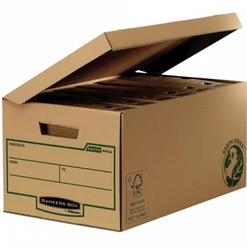 Fellowes 4472205 Laikymo dėžė Juoda,Ruda Stačiakampė Popierius (4472205)
