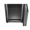 19 colių stelažo spinta LANBERG FF01-6022-23B, 22U, 600×1000 mm, juoda, perforuotos durelės