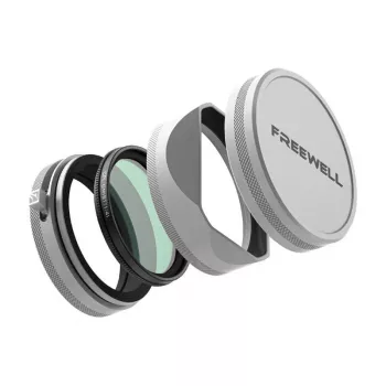 Filtro rinkinys su objektyvo gaubtu Freewell FW-FU-XS, sidabrinis