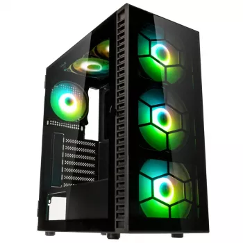 Kolink Observatory HF Plus Glass ARGB Midi-Tower - juodas