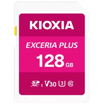 Kioxia 128GB SDXC UHS-I Exceria Plus atminties kortelė