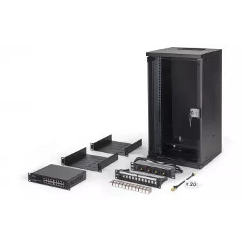 Sieninis tinklo stovas Digitus DN-49105-SET 12U 60 kg IP20