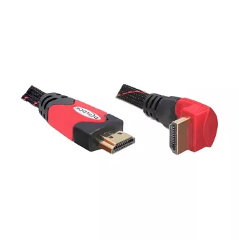 DELOCK HDMI A-A kištukas/kampinis laidas 2m